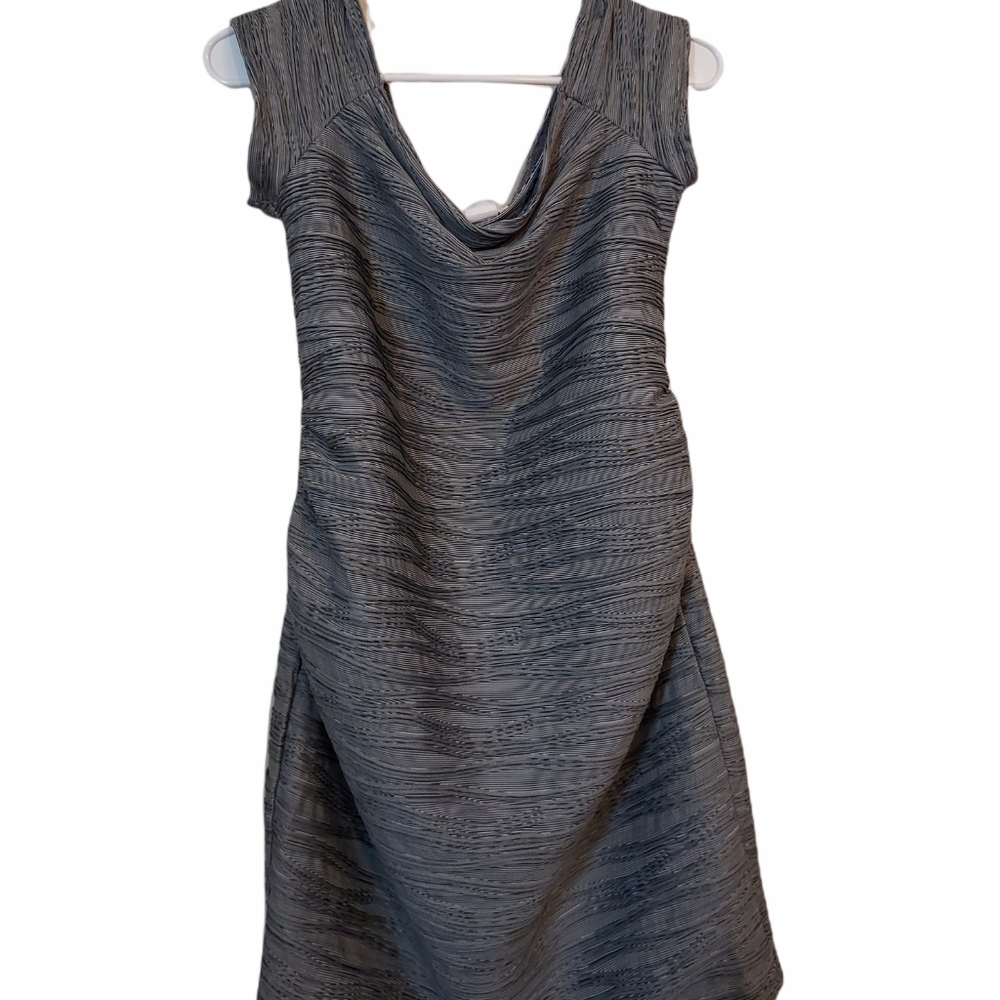Lemondrop maternity dress med style mt11111 grey/black